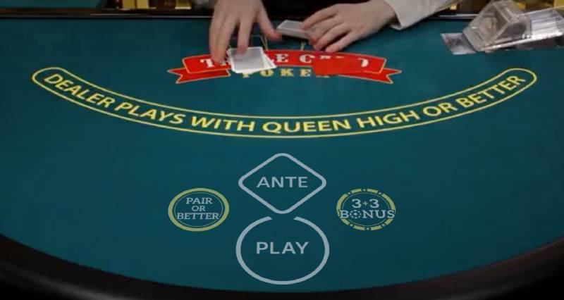 Luật Chơi Triple Card Poker 2025 - Giúp Người Chơi Nắm Vững 4 Các loại cược trong Triple Card Poker