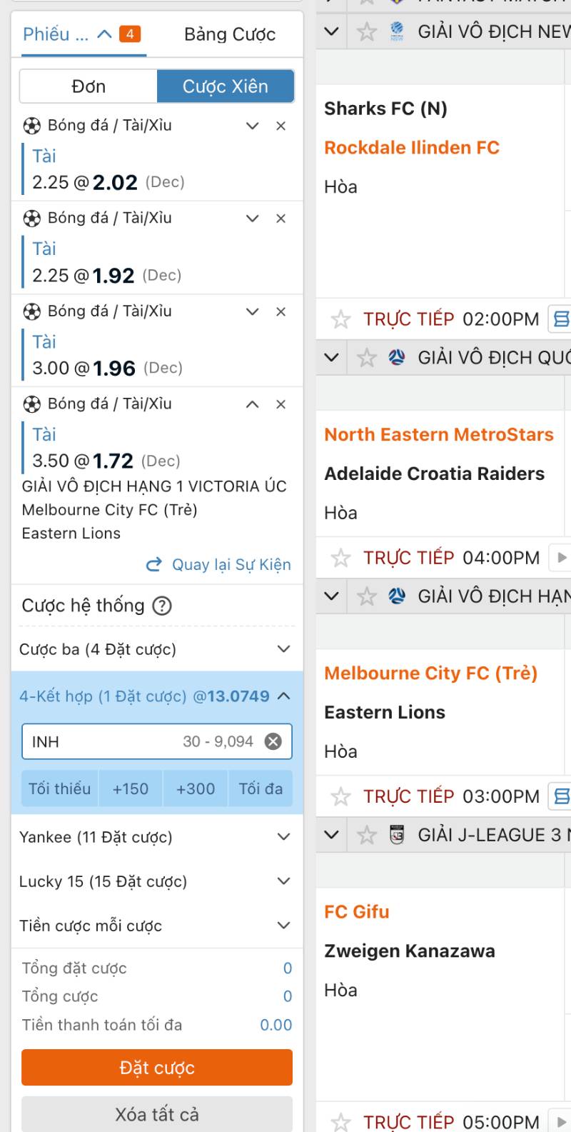 Cược Xiên Là Gì? Cách Chơi Cược Xâu Hiệu Quả Và Cách Tính Chuẩn Xác 4 Cách tính cược xiên theo kèo tài xỉu