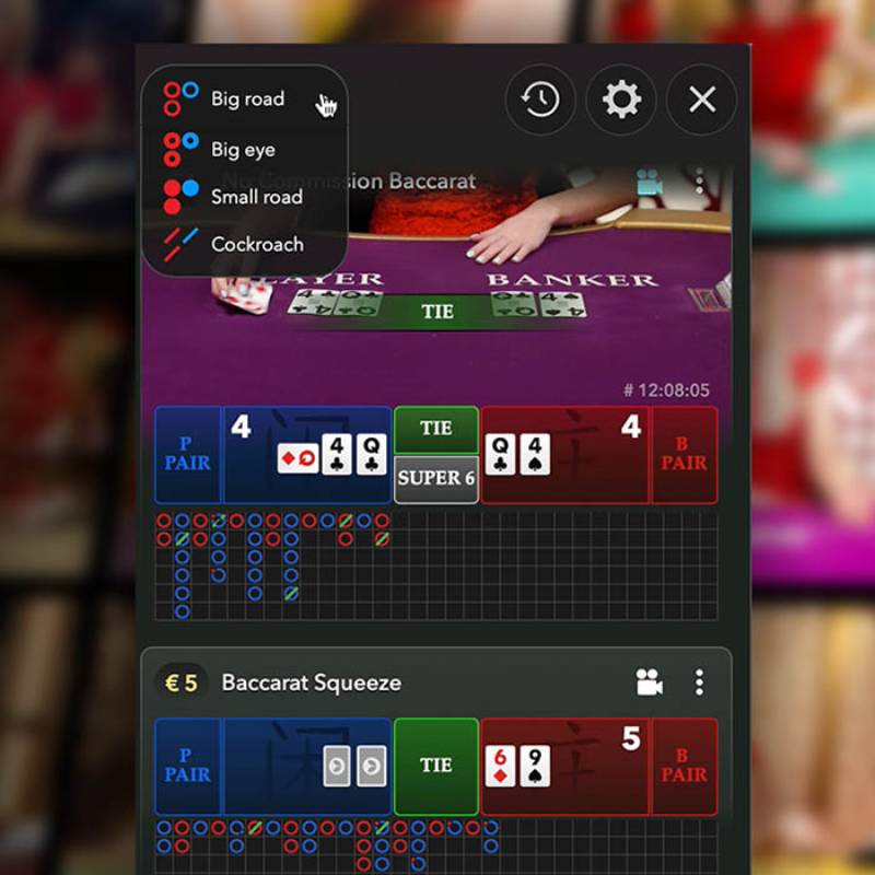 Top 5 Kinh Nghiệm Chơi Baccarat Tại Bong88 5 Đọc ván cược và quan sát dòng cược